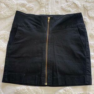 Black jean zip skirt!
